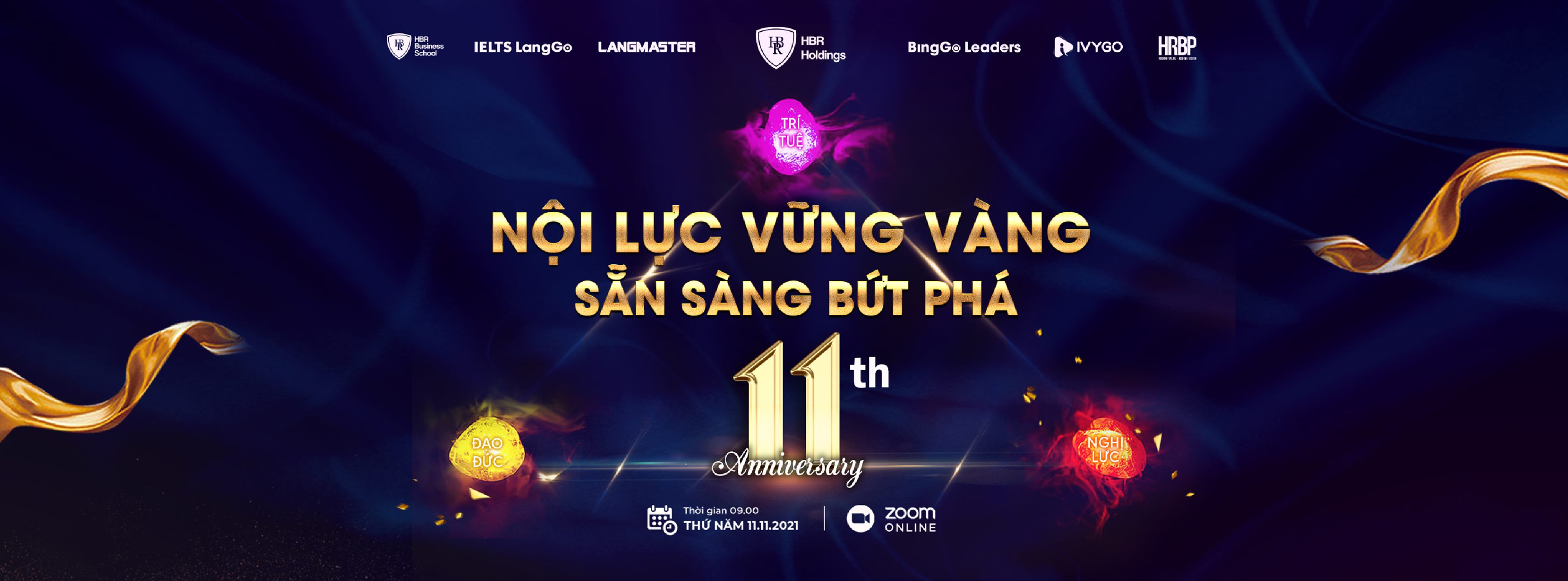 MỪNG SINH NHẬT 11 TUỔI HBR HOLDINGS VỮNG VÀNG VÀ BỨT PHÁ