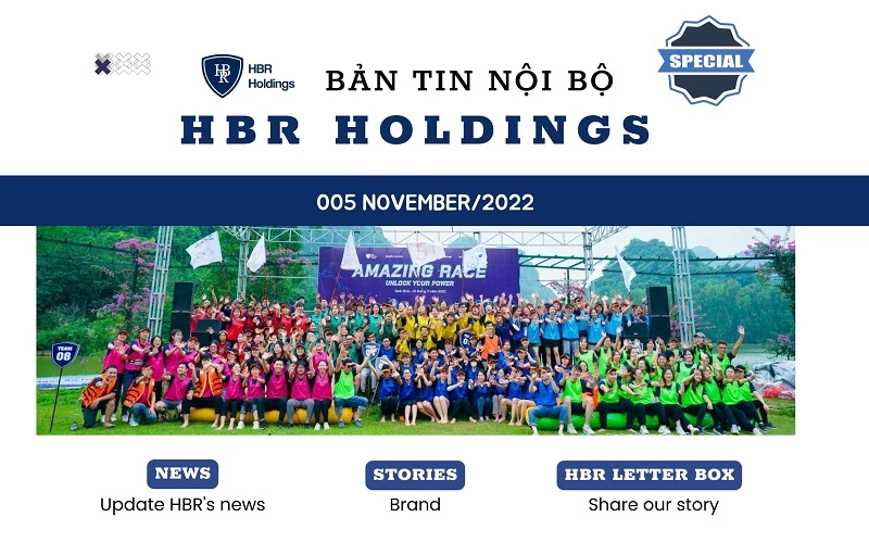 BẢN TIN NỘI BỘ HBR HOLDINGS THÁNG 11/2022