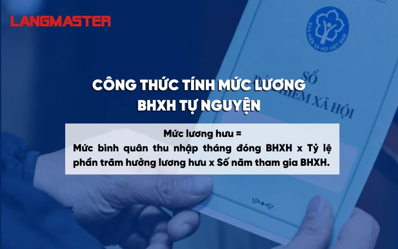 Công thức tính mức lương bảo hiểm xã hội tự nguyện