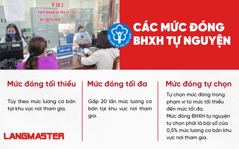 Các mức đóng bảo hiểm xã hội tự nguyện mà bạn nên biết