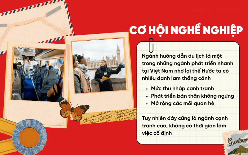 cơ hội nghề nghiệp của hướng dẫn viên