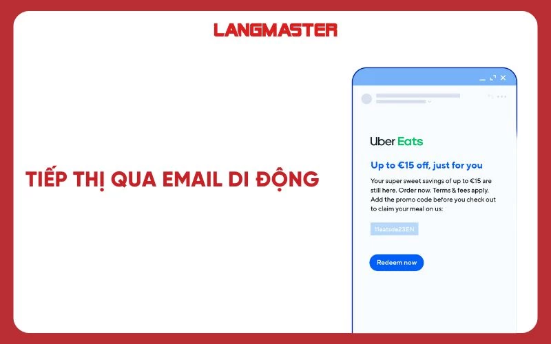 Vậy tiếp thị Email có gì nổi bật trong Mobile Marketing