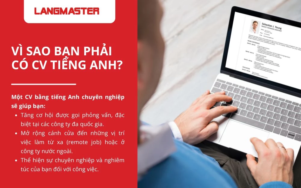 CV - Curriculum Vitae có nghĩa là lý lịch tóm tắt