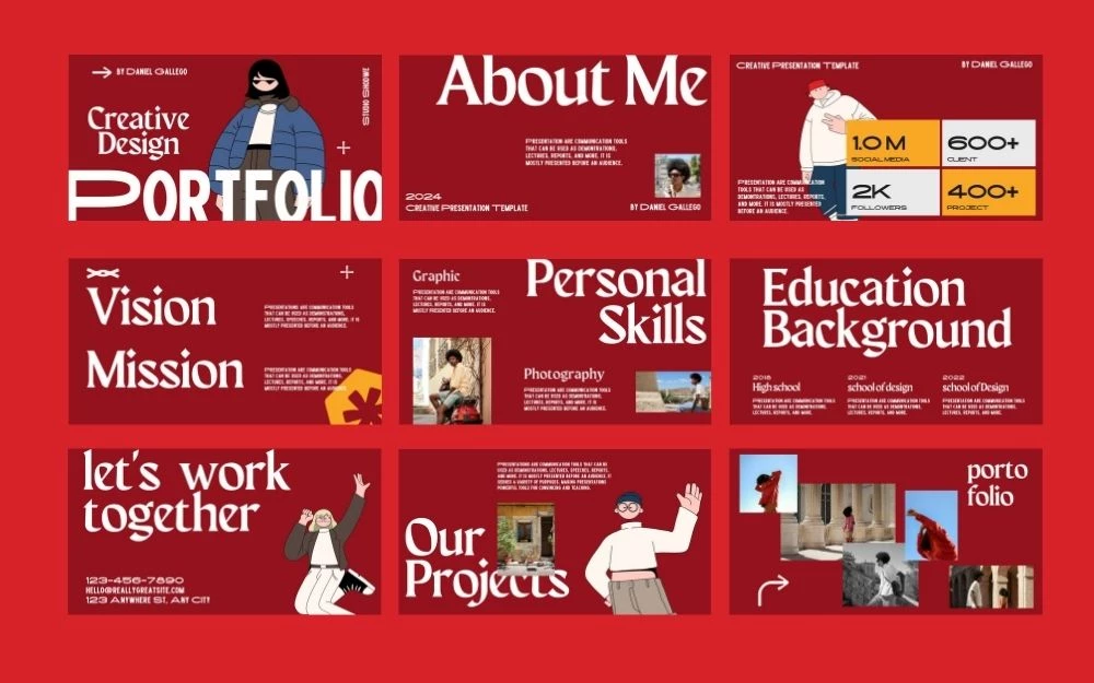 Mẫu portfolio xin việc phù hợp với mọi ngành nghề