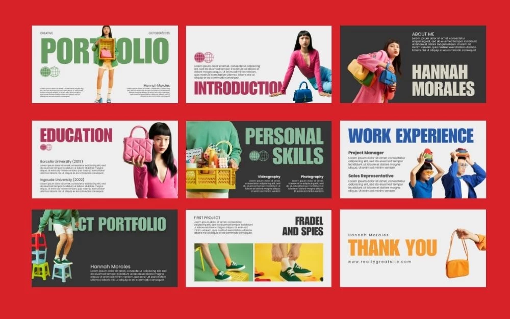 Mẫu portfolio xin việc phù hợp với mọi ngành nghề
