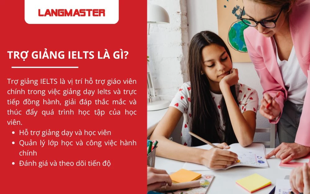 Vị trí trợ giảng Ielts rất quan trọng giúp giảm tải công việc cho giáo viên chính