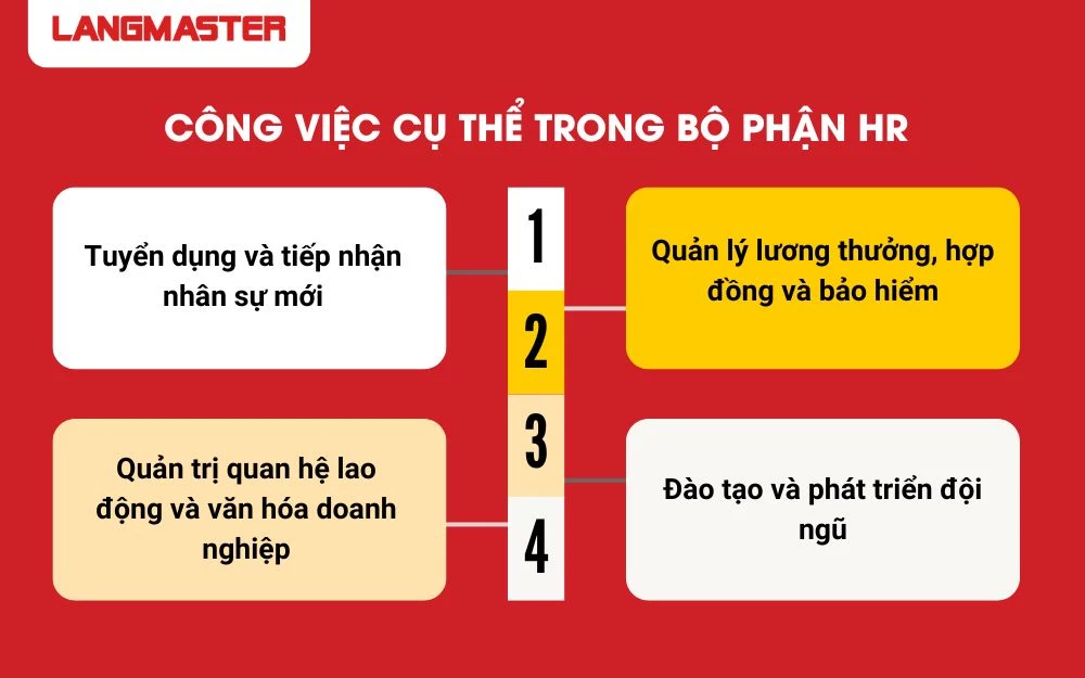 6 vị trí nổi phật bổ biến trong ngành HR hiện nay