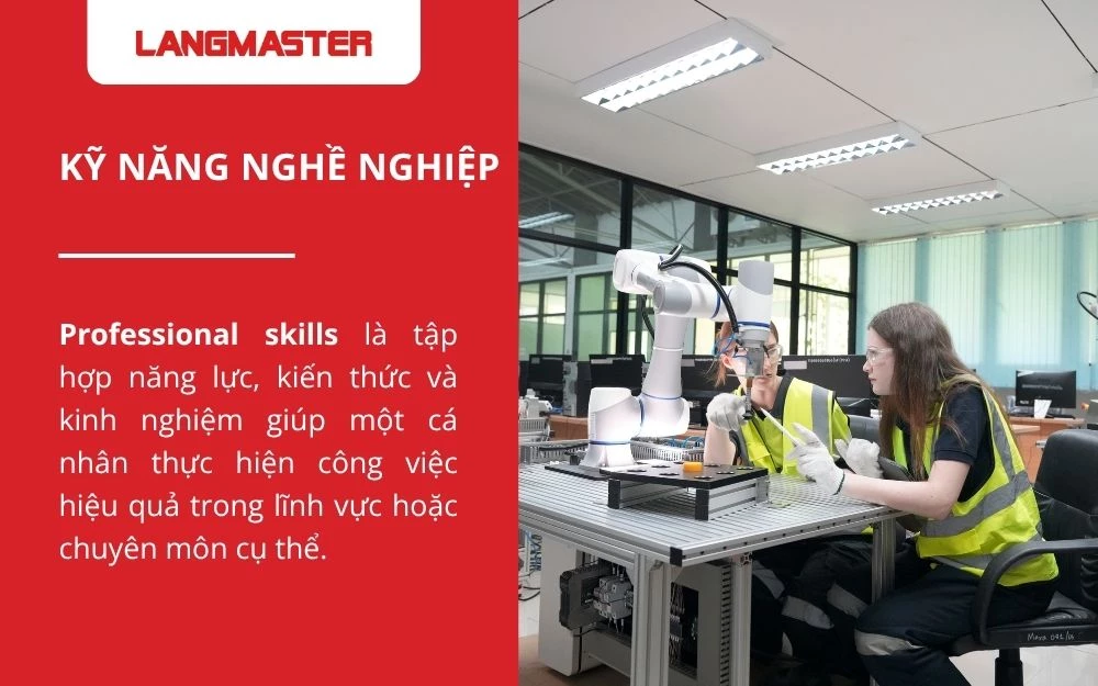 Kỹ năng nghề nghiệp bao gồm kỹ năng chuyên môn và kỹ năng bổ trợ