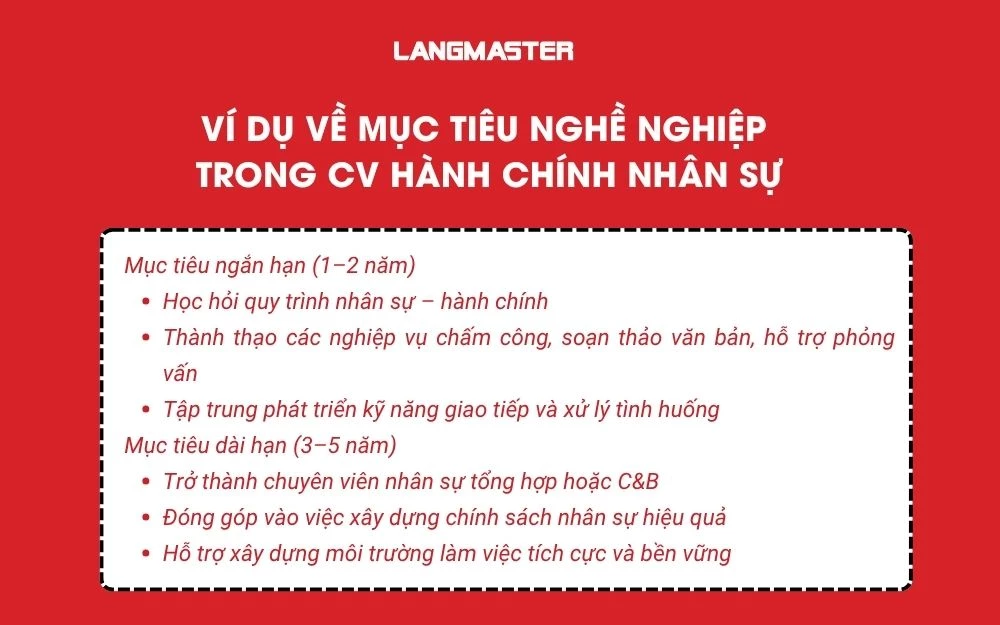 Để mục tiêu thật thuyết phục, bạn có thể chia theo hai giai đoạn