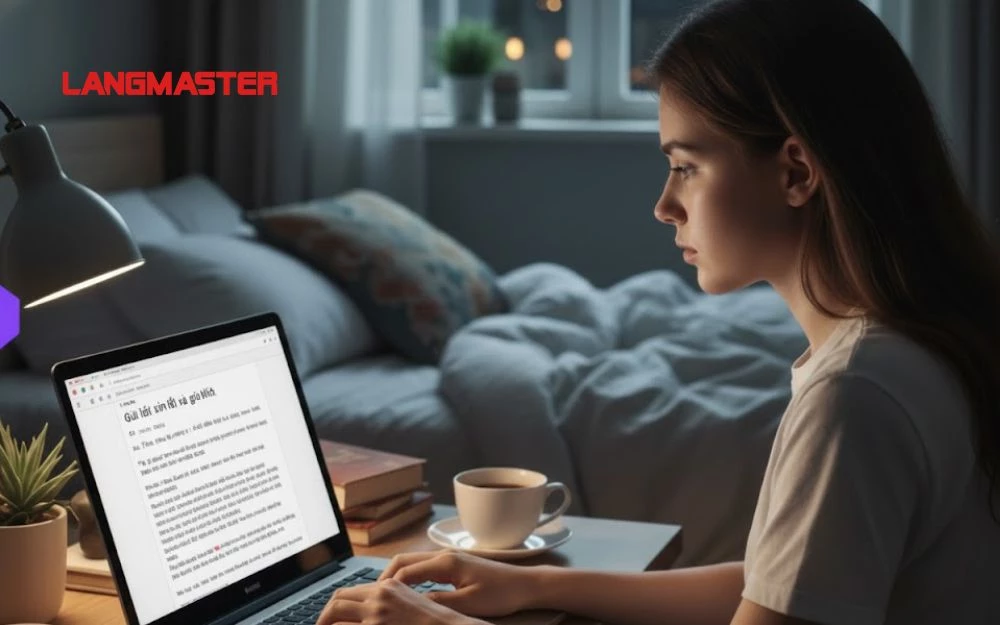 Mẫu Email gửi lời xin lỗi và giải thích