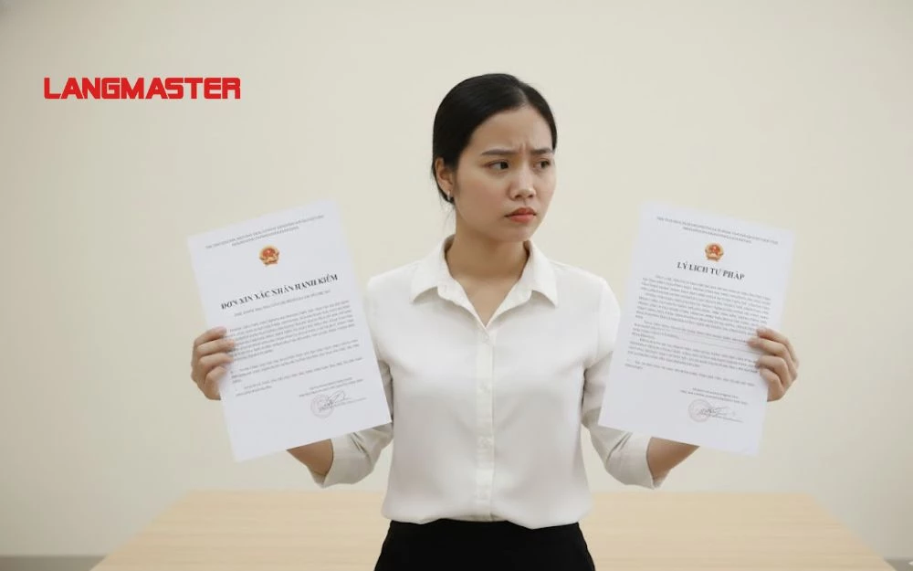 Giấy xác nhận hạnh kiểm và Phiếu lý lịch tư pháp là khác nhau