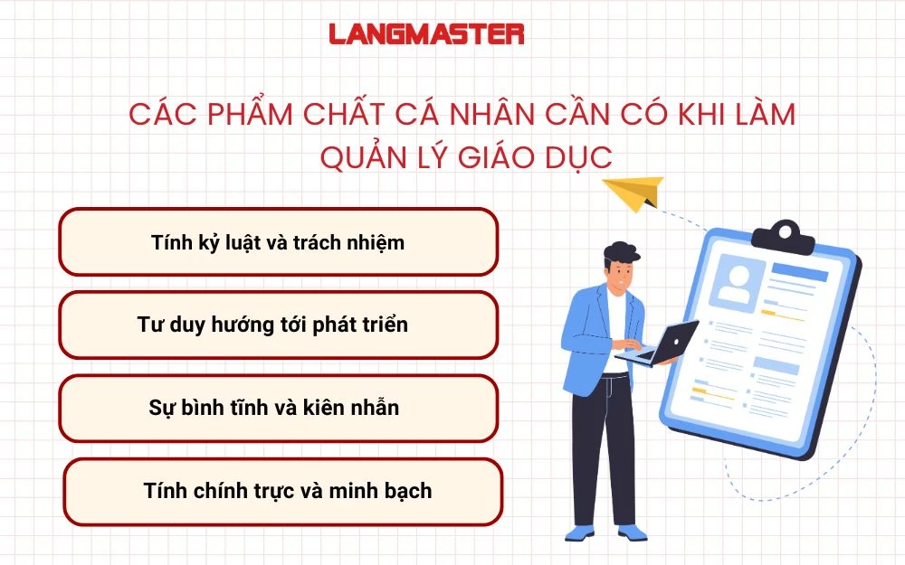 4 Phẩm chất cần có của người làm quản lý giáo dục