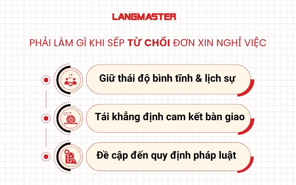 Bí quyết đối phó khi Sếp “từ chối” đơn xin nghỉ việc