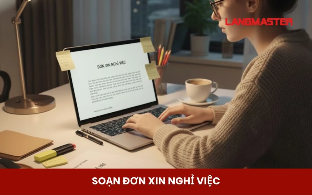 Soạn đơn xin nghỉ việc
