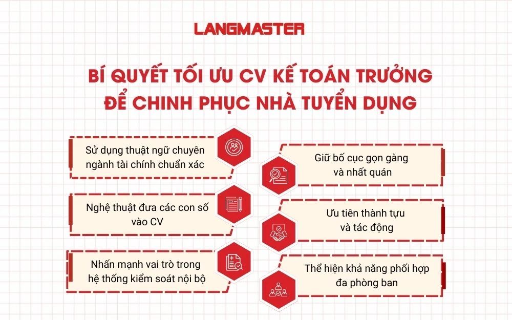 Bí quyết tối ưu CV Kế toán trưởng để chinh phục nhà tuyển dụng