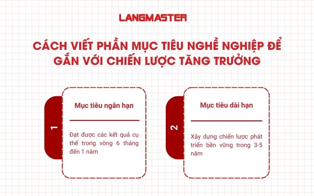 Phân biệt rõ mục tiêu ngắn hạn và mục tiêu dài hạn