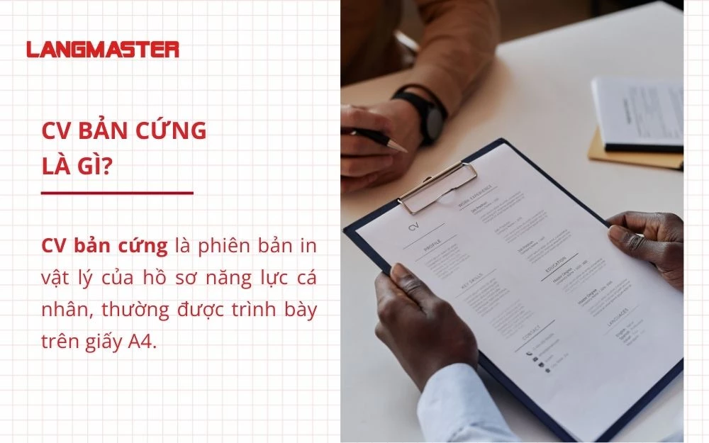 CV bản cứng cần được đồng bộ với CV bản mềm