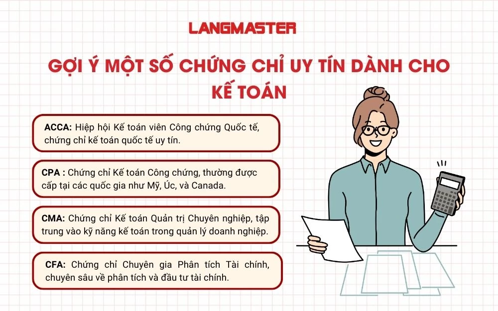 Gợi ý một số chứng chỉ uy tín dành cho kế toán