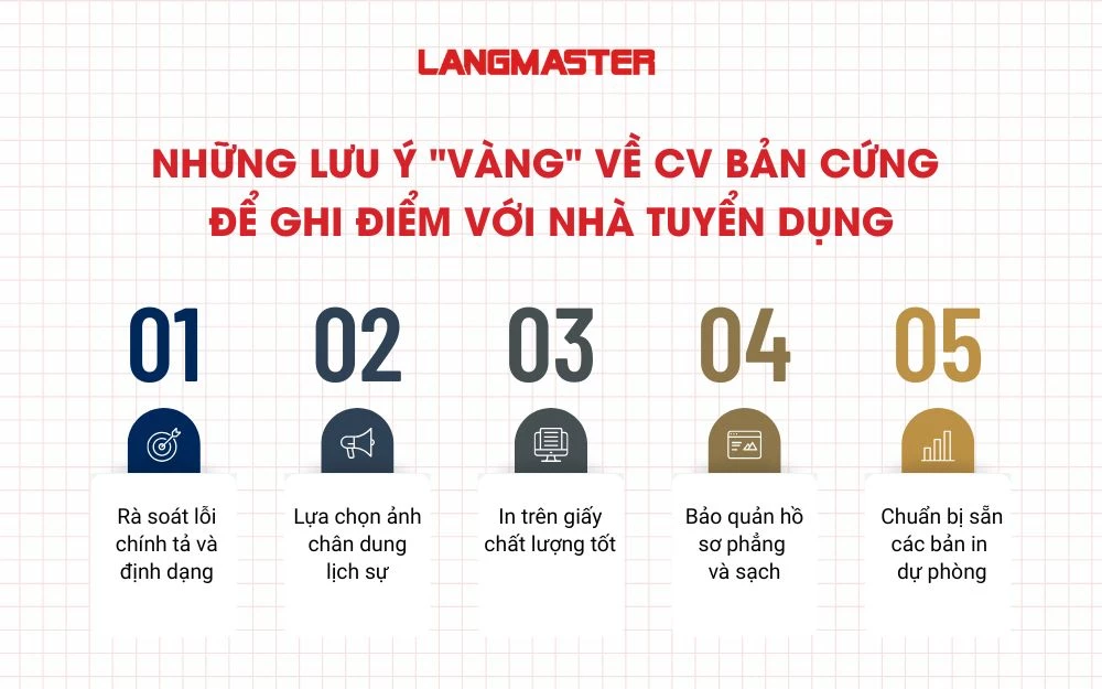 Hãy nắm rõ những lưu ý này để CV của bạn chuyên nghiệp hơn
