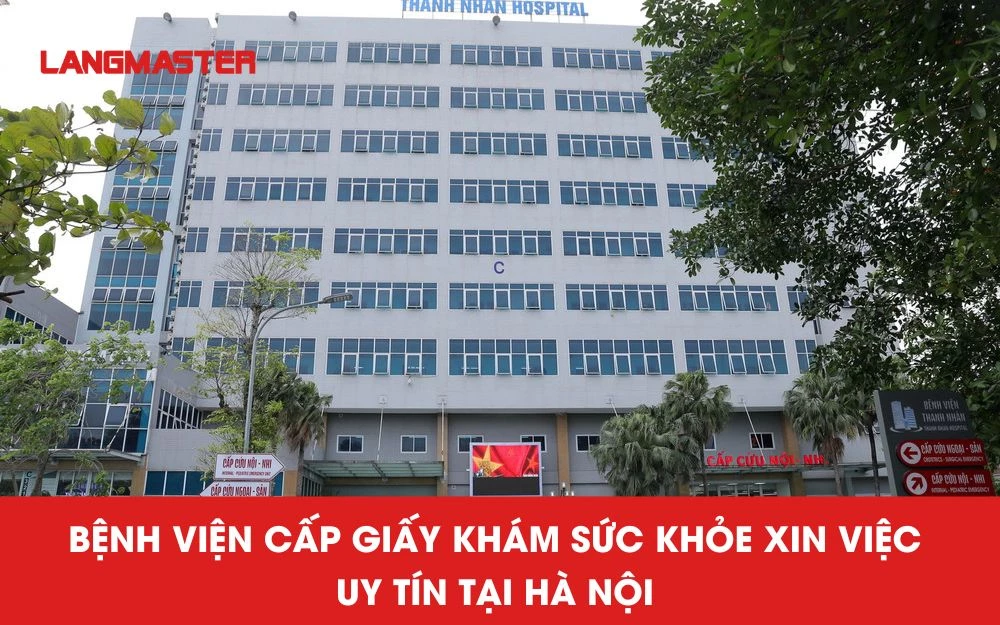 Khám sức khỏe xin việc chất lượng tại Hà Nội