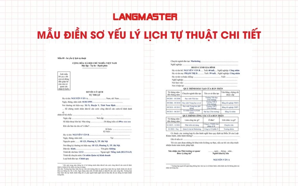 Mẫu viết đơn xin việc ghi điểm với HR