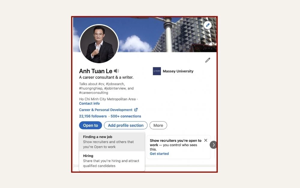 Tối ưu hồ sơ Linkedin với các từ khóa phù hợp