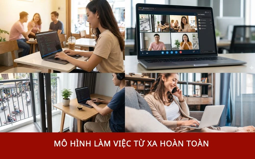 Mô hình Remote Fully - Làm việc từ xa hoàn toàn