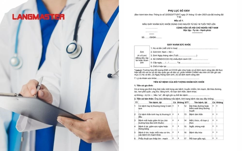Giấy khám sức khỏe có giá trị 12 tháng kể từ ngày ký kết luận