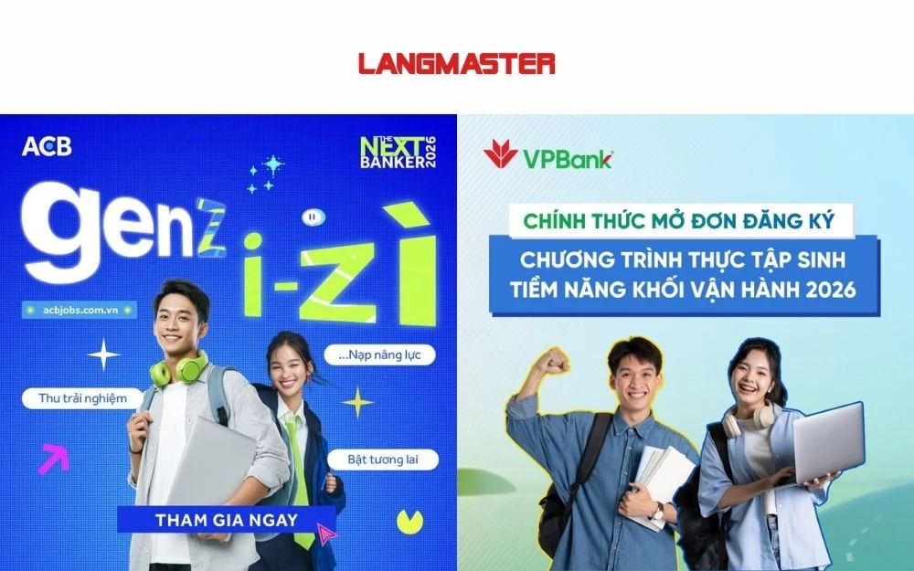 Loạt chương trình tuyển thực tập sinh ngân hàng đã chính thức khởi động