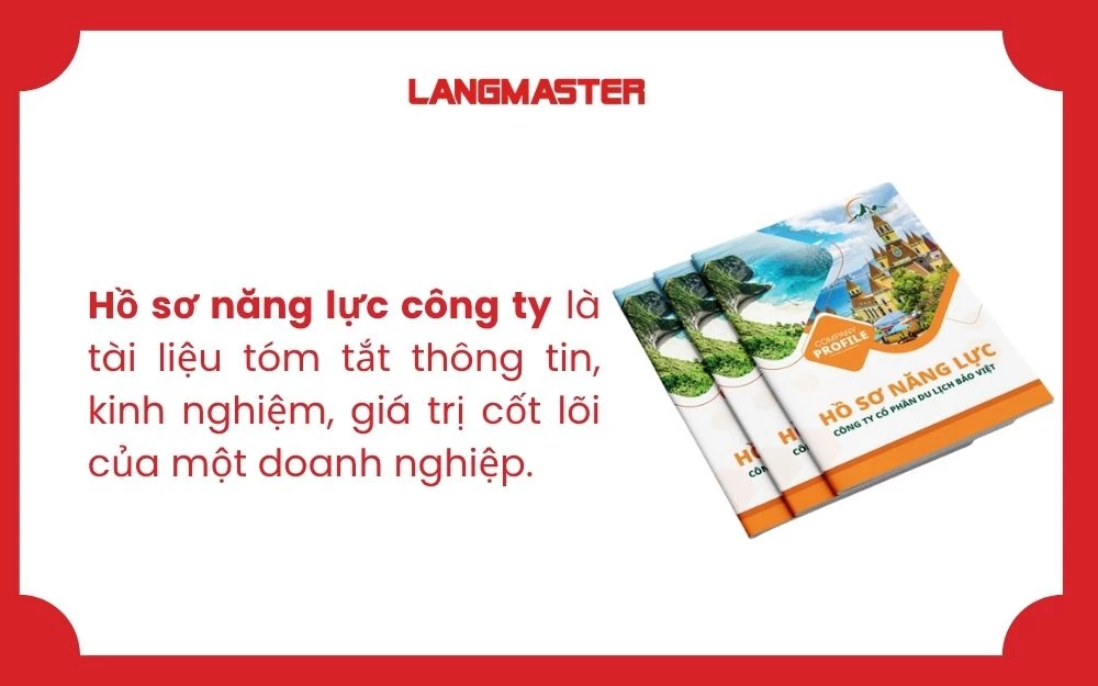 Hồ sơ năng lực công ty là bản cam kết về chất lượng đối với khách hàng