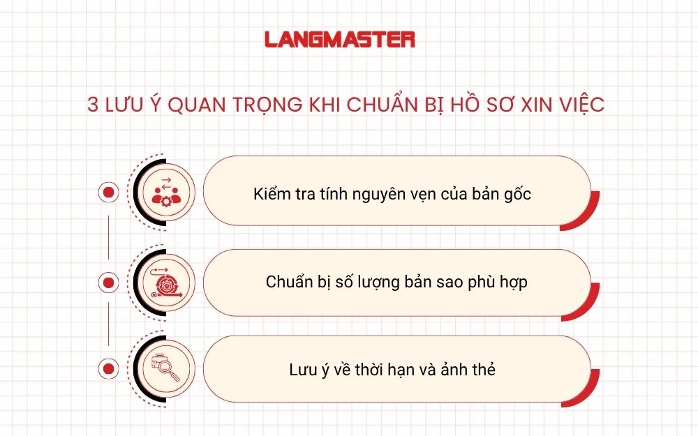 3 Lưu ý quan trọng khi chuẩn bị hồ sơ xin việc