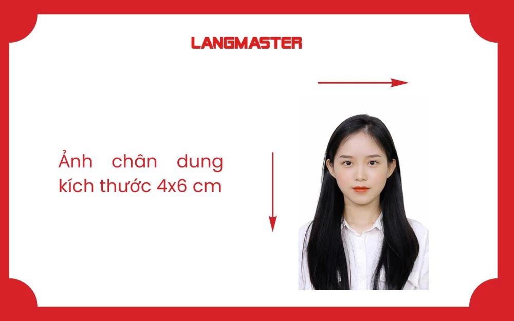 Ảnh chân dung kích thước 4x6cm