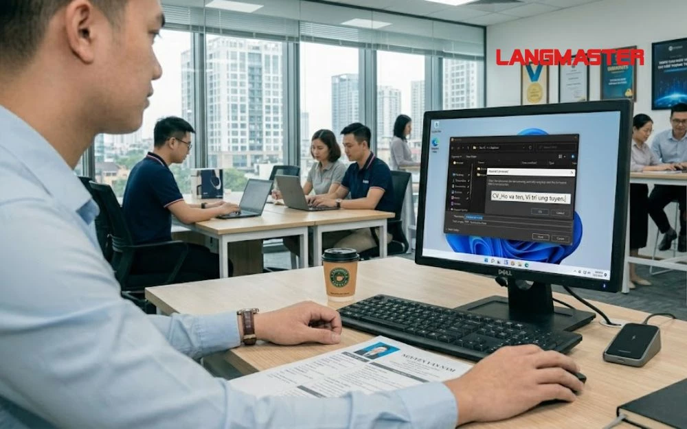 Tối ưu hóa tên file CV giúp ứng viên thể hiện sự chuyên nghiệp của bản thân