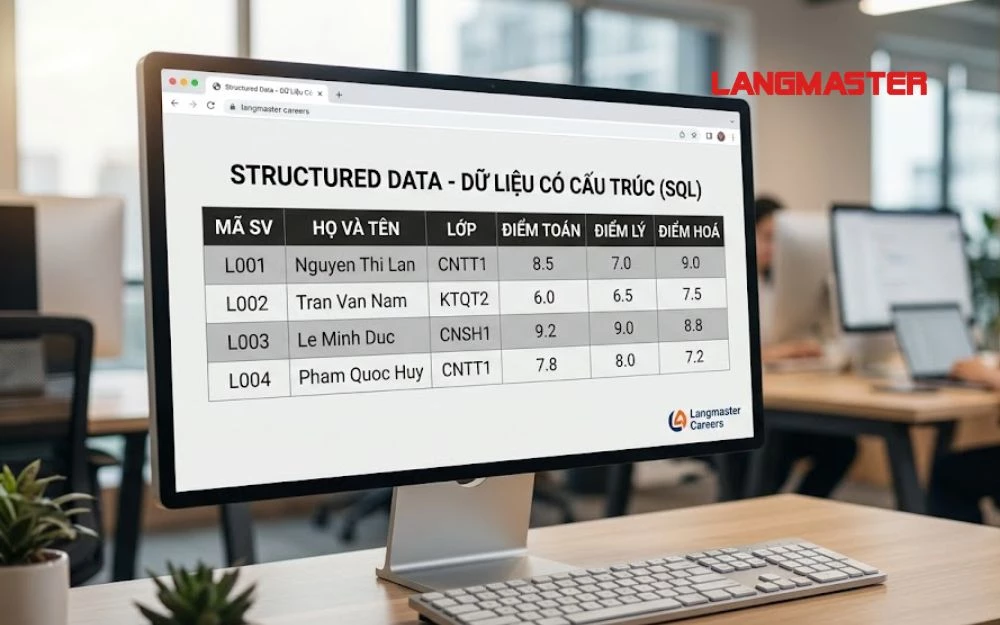 Dữ liệu có cấu trúc - Structured Data