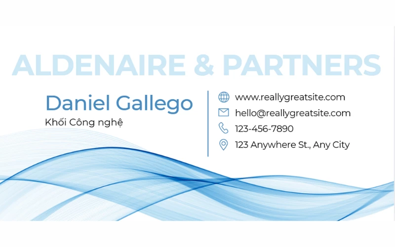 Mẫu chữ ký cho khối Công nghệ