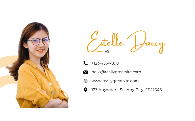 Mẫu chữ ký email Outlook đẹp cho bộ phận HR/Talent Acquisition