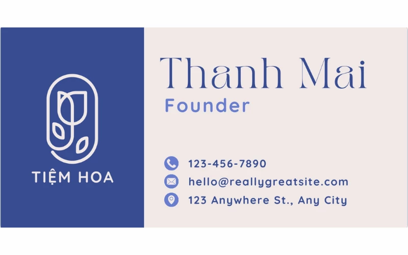 Mẫu chữ ký email Outlook đẹp cho CEO/Giám đốc