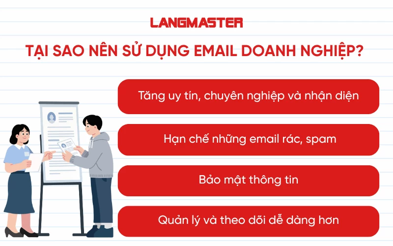 Lý do nên sử dụng Email doanh nghiệp