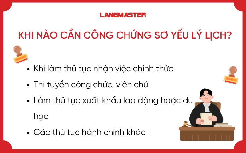 Khi nào cần công chứng sơ yếu lý lịch