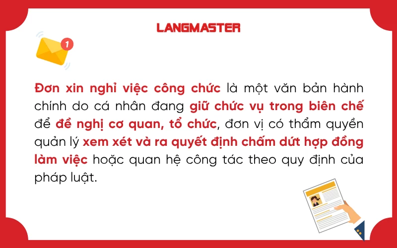 Đơn xin nghỉ việc công chức là gì?