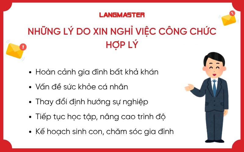 Những lý do xin nghỉ việc công chức hợp lý