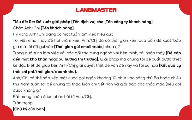 Mẫu email follow-up khách hàng (sales)
