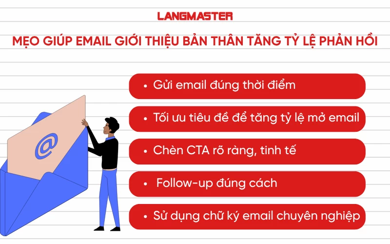 Mẹo giúp email giới thiệu bản thân tăng tỷ lệ phản hồi