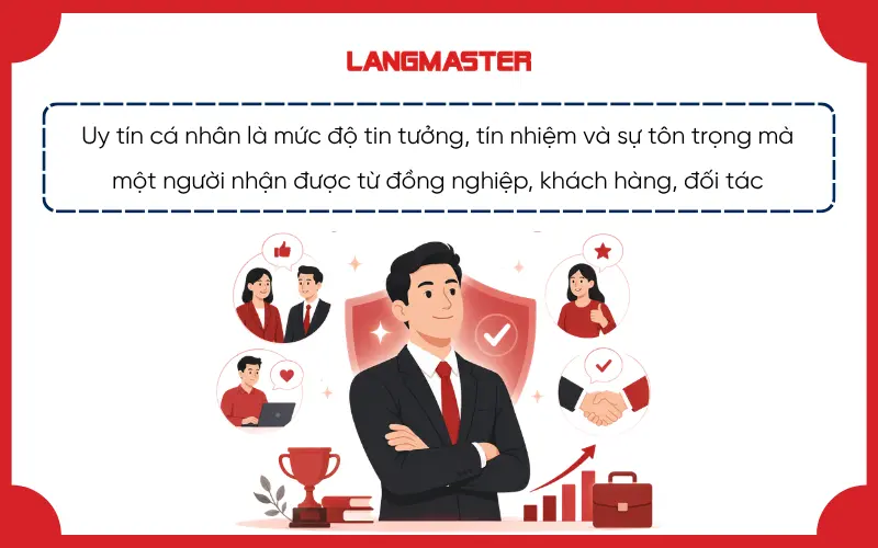 Uy tín cá nhân là mức độ tin tưởng và tôn trọng bạn nhận được từ người khác
