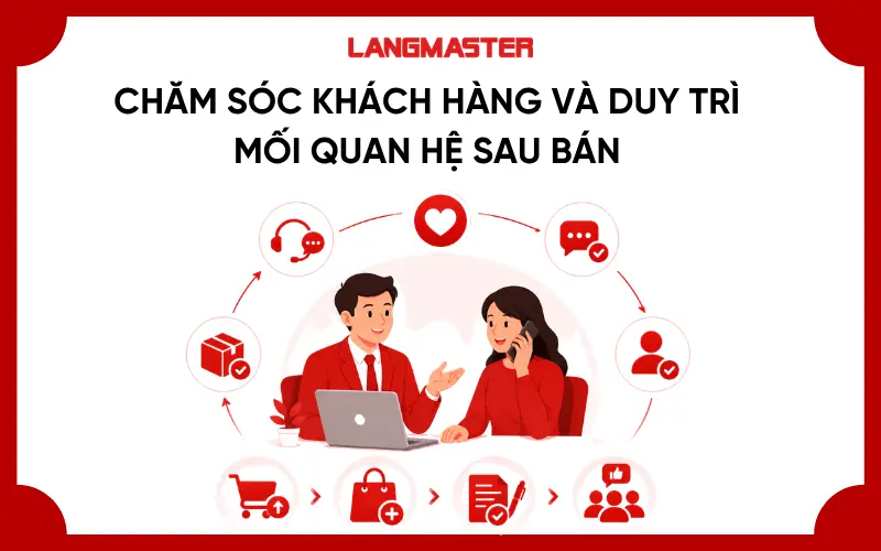 Chăm sóc khách hàng và duy trì mối quan hệ sau bán