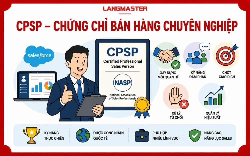 Chứng chỉ CPSP giúp nâng cao kỹ năng bán hàng thực chiến và phát triển sự nghiệp