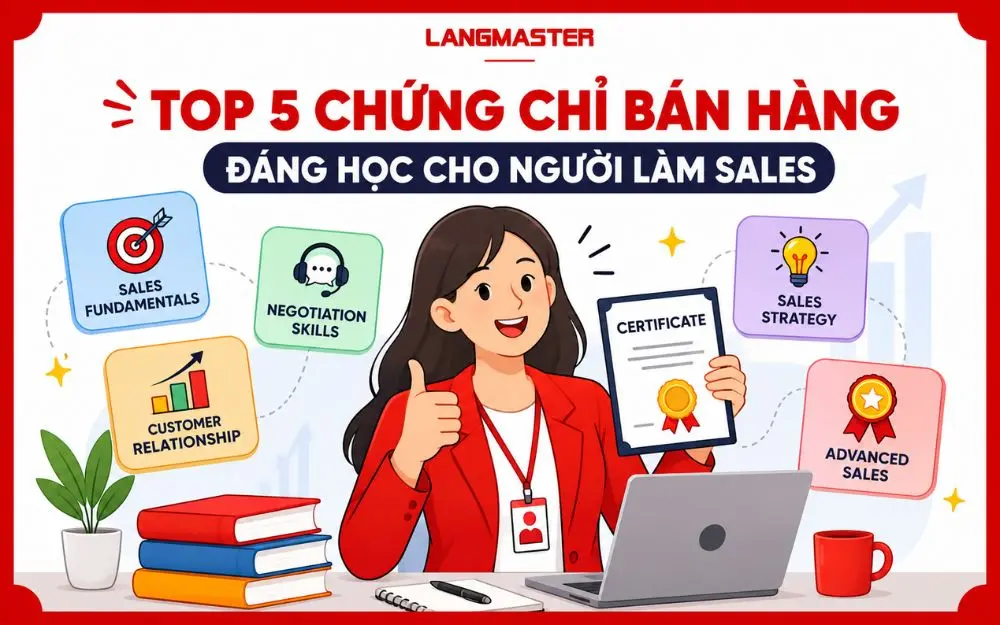 TOP 5 CHỨNG CHỈ BÁN HÀNG ĐÁNG HỌC CHO NGƯỜI LÀM SALES