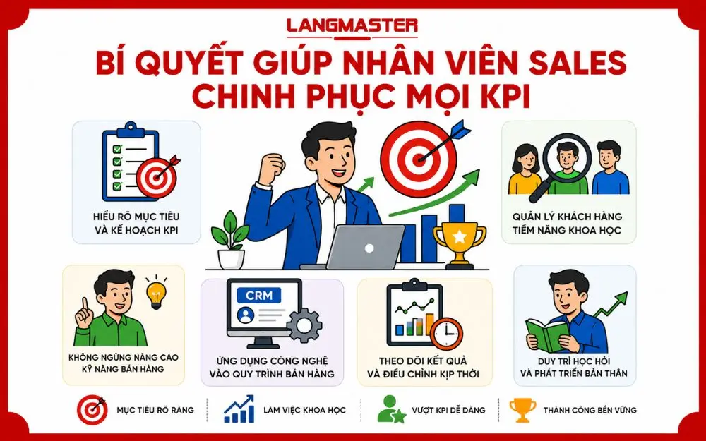 Nhân viên Sales xây dựng chiến lược chinh phục KPI bằng phương pháp làm việc hiệu quả