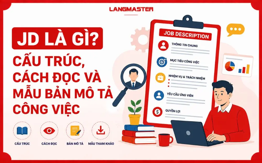 JD LÀ GÌ? CẤU TRÚC, CÁCH ĐỌC VÀ MẪU BẢN MÔ TẢ CÔNG VIỆC