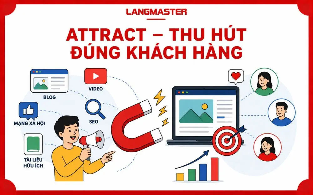 Attract giúp doanh nghiệp thu hút đúng khách hàng bằng nội dung hữu ích.